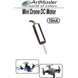ArtMaster Mini Drone Motoru 1 Adet Çekirdeksiz Yüksek Hızlı Güçlü Deney Dc Dron Motoru Uçak Mini Drone Motoru Okul Helikopter - Siyah - Standart