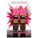 Artmaster Pembe Sprey Boya 200 ml 2 Adet Südor Hızlı Kuruyan Renkli Profesyonel Canlı Renk Ahşap Plastik Demir