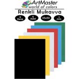 ArtMaster Renkli Mukavva 35X50 cm 6 Renk 1 Paket Renkli Sert Karton 1.0 mm Anasınıfı Hobi Etkinlik Okul Öncesi Proje Ödev - Standart