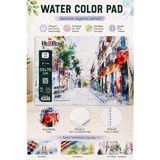 ArtMaster Resim Defteri 50X70 cm 1 Adet Herboy 120 gr Sulu Boya Eskiz Defteri Karakalem Çizim 20 Sayfa Dokulu Kağıt - Çok Renkli - 50x70cm - Standart