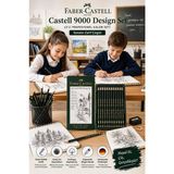 ArtMaster Resim Kalemi Teneke Kutu Faber Castell Dereceli Kalem Seti Karakalem 12 Li Set 5b 4b 3b 2b B Hb F H 2h 3h 4h 5h - Siyah - Standart