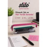 ArtMaster Şeffaf Kalemlik Pembe Fermuarlı 1 Adet Stilo 1129 Tek Bölmeli Fermuarlı Plastik Çocuk Okul Kalem Makyaj Kutusu Neon Renk - Standart