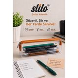 ArtMaster Şeffaf Kalemlik Turuncu Fermuarlı 1 Adet Stilo 1129 Tek Bölmeli Fermuarlı Plastik Çocuk Okul Kalem Makyaj Kutusu Neon - Standart