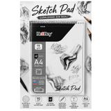 ArtMaster Telli Eskiz Defteri A4 1 Adet Herboy 90 gr Eskiz Defteri Karakalem Çizim 40 Sayfa Dokulu Kağıt Üstten Açılmalı Eskiz