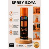 ArtMaster Turuncu Sprey Boya 200 ml 1 Adet Südor Hızlı Kuruyan Renkli Profesyonel Canlı Renk Ahşap Plastik Demir Metal Porselen