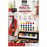 ArtMaster Yağlı Boya 18 Renk 12 Ml 1 Paket Pepeo Yağlı Boya Seti 18 Li Ahşap Tuval Taş Ağaç Boyamalar İçin İdea Boyama Seti Çok Renkli