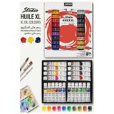 ArtMaster Yağlı Boya 24 Renk 12 ml 1 Paket Pepeo Yağlı Boya Seti 24 lü Ahşap Tuval Taş Ağaç Boyamalar İçin İdea Boyama Seti