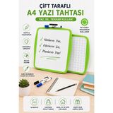 ArtMaster Yeşil Çift Taraflı Yazı Tahtası 1 Adet Keyroad 20X30 cm Plastik Kolay Silinebilir Beyaz Yazı Tahtası Büro Etkinlik - A4 - Standart