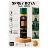 ArtMaster Yeşil Sprey Boya 200 ml 1 Adet Südor Hızlı Kuruyan Renkli Profesyonel Canlı Renk Ahşap Plastik Demir Metal Porselen Cam