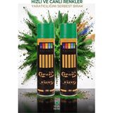 ArtMaster Yeşil Sprey Boya 200 ml 2 Adet Südor Hızlı Kuruyan Renkli Profesyonel Canlı Renk Ahşap Plastik Demir Metal Porselen Cam