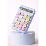 Artopio 10 Haneli Yuvarlak Tuşlu Şirin Hesap Makinesi - Pinterest Renkli Hesap Makinesi -Okul Hediyesi - LCD Ekranlı Mekanik - Mavi