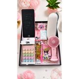 Artopio Kırtasiye ve Okul Hediye Seti LCD Kalemlik Tablet + Uno Kart + Mini Şemsiye + Hesap Makinesi - Kızlar