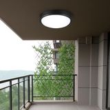 Artos 20W Yuvarlak Siyah LED Nemli Yer Armatürü – IP65 Su ve Toz Geçirmez, 6500K Beyaz Işık, 2000 Lümen, 22,2 cm x 7,6 cm, İç ve Dış Mekan Banyo Bahçe Balkon Tavan Duvar Aydınlatma Lambası