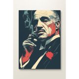 ArtPlaka Baba: Don Vito Corleone - Film Metal Tablo - Mıknatıslı Montaj - Duvar Dekoru