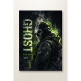 ArtPlaka Call of Duty: Ghost - Simon Riley - Oyuncu Odası Metal Tablo - Mıknatıslı Montaj - Duvar Dekoru