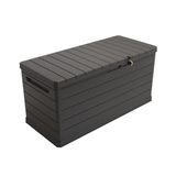 ArtPlast Amalfi Bahçe Sandığı Plastik Koyu Gri 340 Lt A350 52x119x57 cm