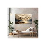 artprinta Çiçek Açan Ağaç & Göl Manzarası Duvar Tablosu Çok Renkli 70 x 100