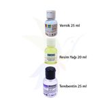 Artshop Südor 25 ml Vernik , 25 ml Terebentin, 20 ml Resim Yağı, Üçlü Set, Resim Boyama Başlangıç Ürünleri