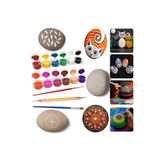 Artshop Taş Boyama , Akrilik Boya, Boyama Seti, Hobi Başlangıç Seti 12 Renk Boya (Taş Hariç)