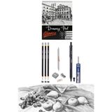 arttone Eskiz Defteri A5 120 gr 50 yp Adel Blackline Metal Gövdeli Siyah 0.7 mm Versatil Set