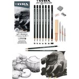 Arttone Lyra Art Design Dereceli Karakalem Eskiz Profesyonel Çizim Seti
