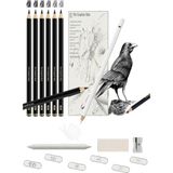 arttone Pitt Graphite Matte Pencils 10B, 8B, 6B, 4B, 2B ,HB 6'lı Eskiz Set