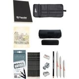 Arttone Tigertint Sketchbook Eskiz Defteri 100 gr A5 80 Yp Cretacolor Kalem Eskiz Çizim Seti 12'li