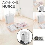 Artual Ayakkabı Hurcu Seyahat Tipi Ayakkabı Organizer Ayakkabı Saklama Hurcu 6 Bölmeli Ayakkabı Hurcu ( ayakkabı organizer ) Ayakkabı Saklama Kutusu - Beyaz