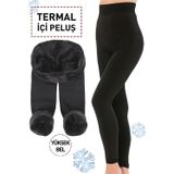 ARTUAL Kadın İçi Peluşlu Termal Tayt Kışlık İçi Polarlı Uzun Tayt Kışlık Tayt Termal Erkek İçlik Tayt
