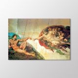 Arty Tablo Ademin Yaratılışı 150x100 cm Kanvas Tablo