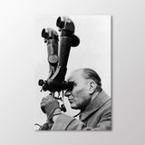 Arty Tablo Atatürk Dürbün Başında AMZ-ATA061-x 100x150