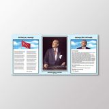 Arty Tablo Atatürk Köşesi AMZ-ATA146-x 110x50