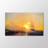 Arty Tablo Demir Atmış 26 Toplu Gemi, 1852 Tablo Amz-Aik097-X 50X30