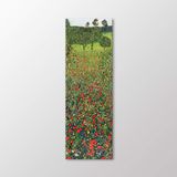 Arty Tablo Gelincik Bahçesi Tablo Amz-Klg027-X 30X90