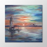Arty Tablo Kız Kulesi Tablo AMZ-SOZ002-x 100x100