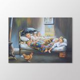 Arty Tablo Mutluluğun Resmi Tablo Amz-Art400-X 140X100