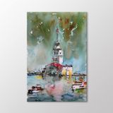 Arty Tablo Suluboya Kız Kulesi Tablo Amz-Ozb048-X 40X60