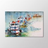 Arty Tablo Suluboya Tekneler AMZ-OZB068-x 90x60