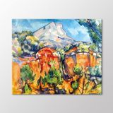 Arty Tablo Taş Ocağı Ve St. Victoire Dağı, 1898-1900 Tablo Amz-Cpa010-X 60X50