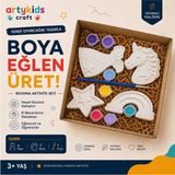 Artykids Craft El Yapımı Taş Tozu Boyama Kiti // Hayal Dünyası // Aile - Çocuk Aktivitesi