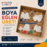 Artykids Craft El Yapımı Taş Tozu Boyama Kiti // Iş Makinaları // Aile - Çocuk Aktivitesi