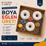 Artykids Craft El Yapımı Taş Tozu Boyama Kiti // Kahvaltı Set 2 // Aile - Çocuk Aktivitesi