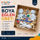 Artykids Craft El Yapımı Taş Tozu Boyama Kiti // Süper Kahraman Set 2 // Aile - Çocuk Aktivitesi