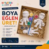 Artykids Craft El Yapımı Taş Tozu Boyama Kiti // Süper Kahraman Set 4 // Aile - Çocuk Aktivitesi