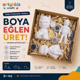 Artykids Craft El Yapımı Taş Tozu Boyama Kiti // Süper Kahraman Set 6 // Aile - Çocuk Aktivitesi