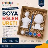 Artykids Craft El Yapımı Taş Tozu Boyama Kiti // Süper Kahraman Set 8 // Aile - Çocuk Aktivitesi