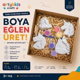 Artykids Craft El Yapımı Taş Tozu Boyama Kiti // Unicorn Serisi // Aile - Çocuk Aktivitesi