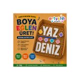 ArtyKids Craft Taş Tozu Boyama Kiti // Kız İsmi // Aile - Çocuk Aktivitesi