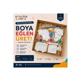 ArtyKids Craft Taş Tozu Boyama Kiti // Motorlu Taşıtlar Set 2 // Aile - Çocuk Aktivitesi