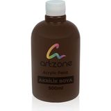 Artzone Akrilik Boya Kahverengi Kokusuz ve Dayanıklı 500 ml Sanatçılar İçin Uygun